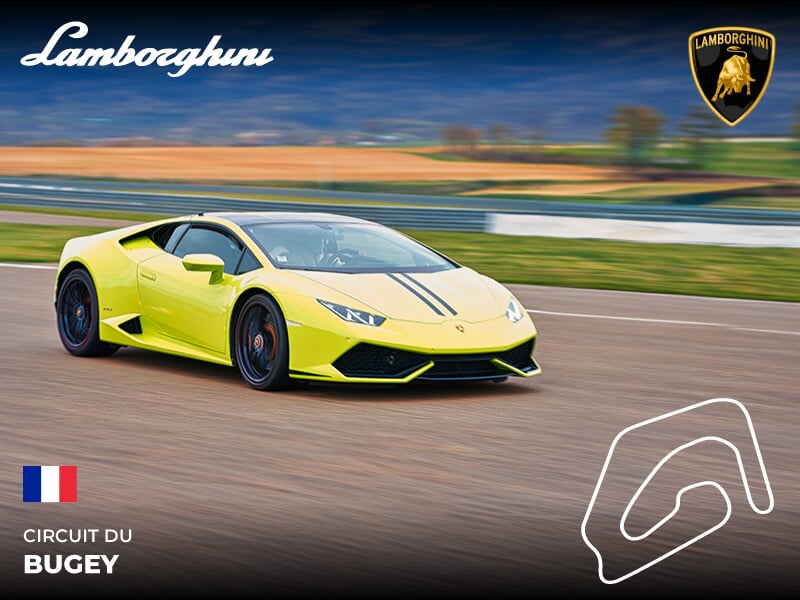 Stage Pilotage Lamborghini sur le Circuit du Bugey