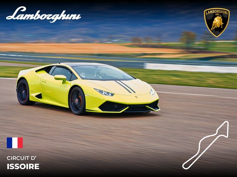 Stage Pilotage Lamborghini sur le Circuit d'Issoire