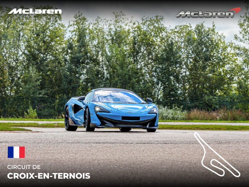 Stage pilotage McLaren sur le Circuit de Croix-en-Ternois