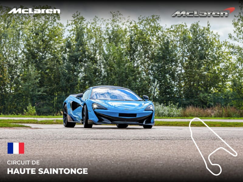 Stage pilotage McLaren sur le Circuit de Haute Saintonge