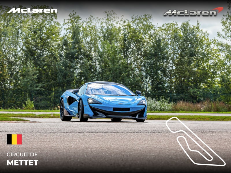 Stage pilotage McLaren sur le Circuit de Mettet