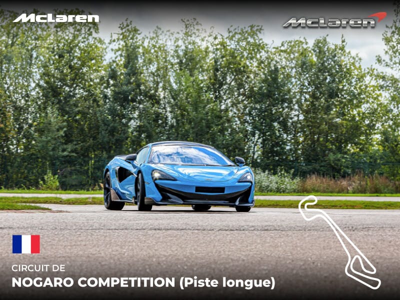 Stage pilotage McLaren sur le Circuit de Nogaro Compétition (Piste Longue)