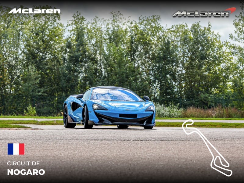 Stage pilotage McLaren sur le Circuit de Nogaro