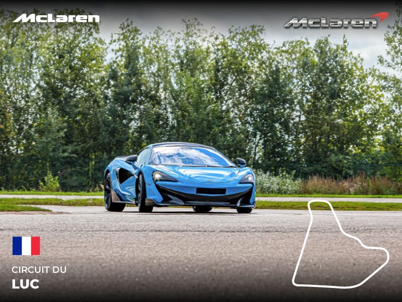 Stage pilotage McLaren sur le Circuit du Luc