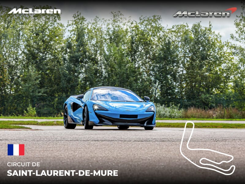 Stage pilotage McLaren sur le Circuit de Saint-Laurent-de-Mure