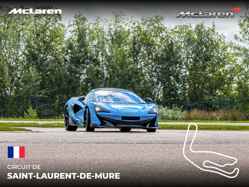 Stage pilotage McLaren sur le Circuit de Saint-Laurent-de-Mure